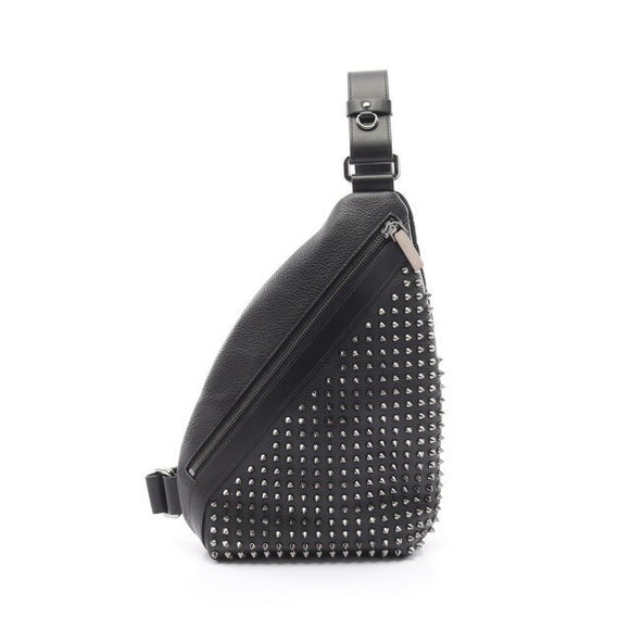Christian Louboutin Funky Leather Bag Waist Black Body - Picture 2 of 5